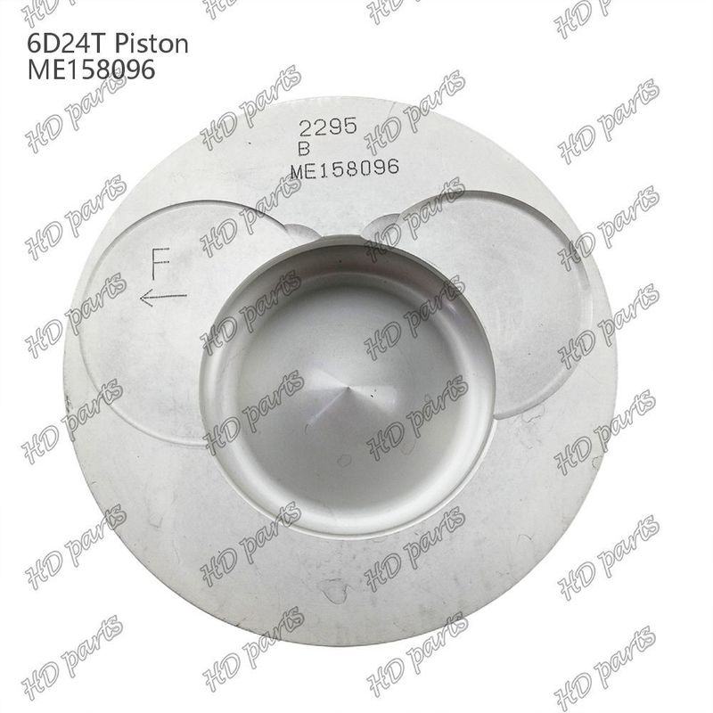 پیستون 6D24T اتاق احتراق 69mm 3.3 دو طرفه x3x4mm ME158096 برای قطعات معدنی موتور Mitsubishi