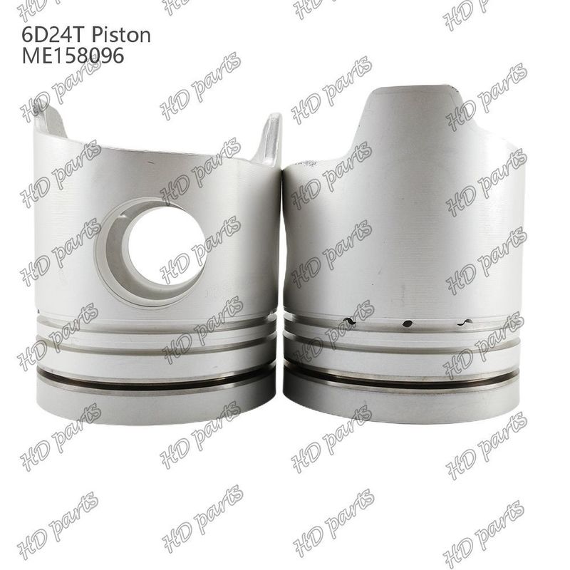 پیستون 6D24T اتاق احتراق 69mm 3.3 دو طرفه x3x4mm ME158096 برای قطعات معدنی موتور Mitsubishi
