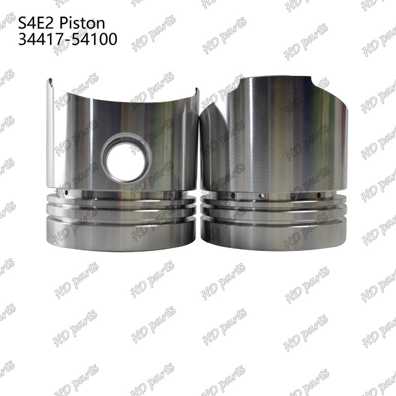 پیستون S4E2 98mm بالا 28mm سوراخ پین 34417-54100 برای قطعات معدنی موتور Mitsubishi