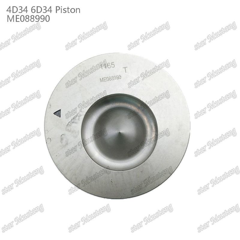 6D34 سوراخ پیستون موتور 36mm با Alfin بدون گالری روغن ME088990 برای قطعات معدنی موتور Mitsubishi