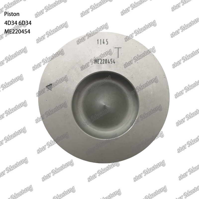 4D34 سوراخ پیستون موتور 36mm با Alfin با گالری روغن ME220454 برای قطعات معدنی موتور Mitsubishi