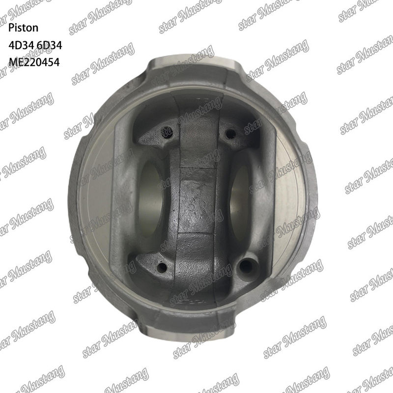 4D34 سوراخ پیستون موتور 36mm با Alfin با گالری روغن ME220454 برای قطعات معدنی موتور Mitsubishi