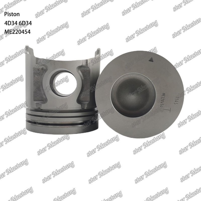 6D34 سوراخ پیستون موتور 36mm با Alfin با گالری روغن ME220454 برای قطعات معدنی موتور Mitsubishi