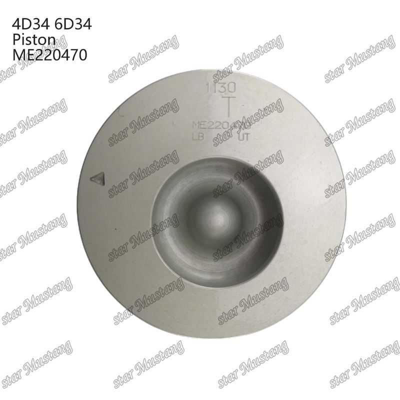 6D34 سوراخ پیستون موتور 36mm با Alfin با گالری روغن ME220470 برای قطعات معدنی موتور Mitsubishi