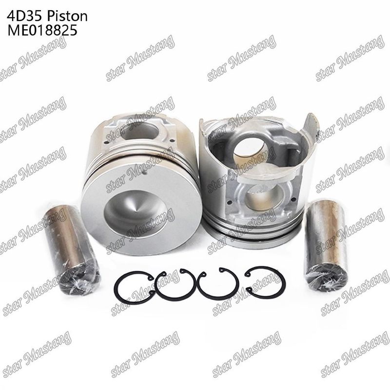 4D35 موتور پیستون با Alfin بدون گالری روغن ME018825 برای قطعات معدنی موتور Mitsubishi