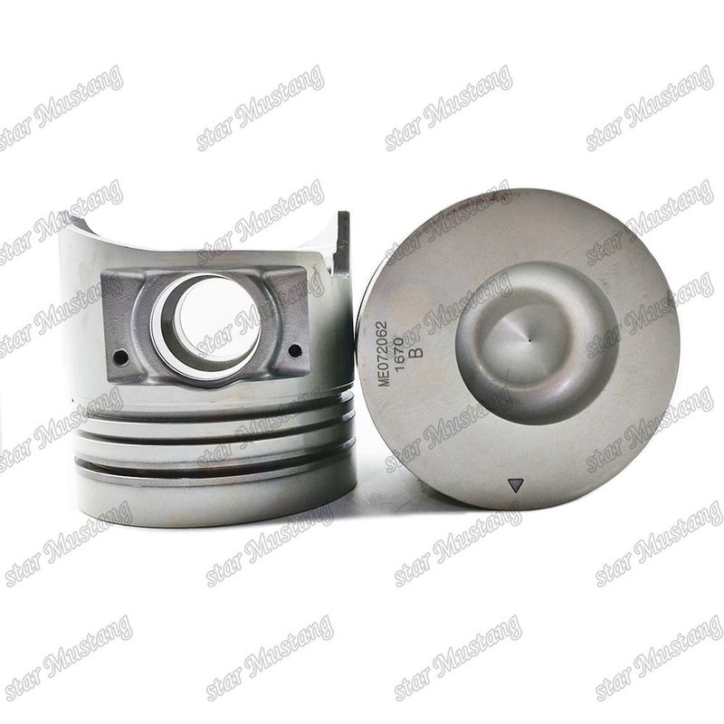 6D16 اتاق پیستون موتور اندازه 59mm 3×2.5×4mm سوراخ پین 38mm ME072062 ME072064 برای قطعات معدنی موتور میتسوبیشی