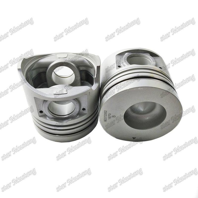 6D16 اتاق پیستون موتور اندازه 59mm 3×2.5×4mm سوراخ پین 38mm ME072062 ME072064 برای قطعات معدنی موتور میتسوبیشی