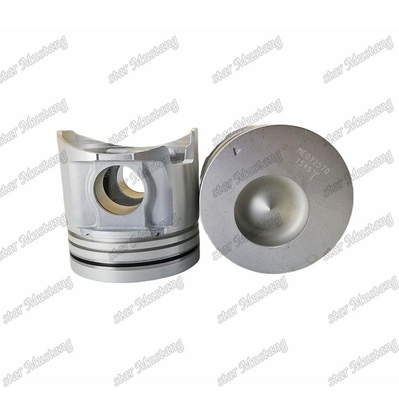 6D16-3AT اتاق پیستون موتور اندازه 56mm 3kx2.5x4mm سوراخ پین 42mm ME072570 برای قطعات معدنی موتور میتسوبیشی