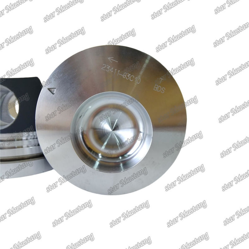 6D16T اتاق پیستون موتور اندازه 62.5mm 3kx2.5x4mm سوراخ های پین 38mm ME072065 23411-93C10 برای قطعات معدنی موتور Mitsubishi
