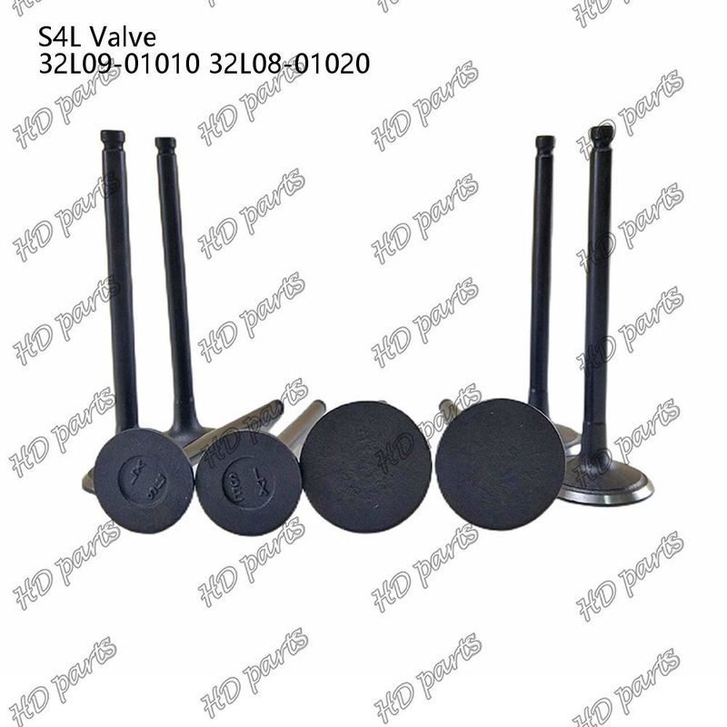 دریچه S4L IN 32L09-01010 EX 32L08-01020 برای قطعات تعمیر موتور دیزل Mitsubishi