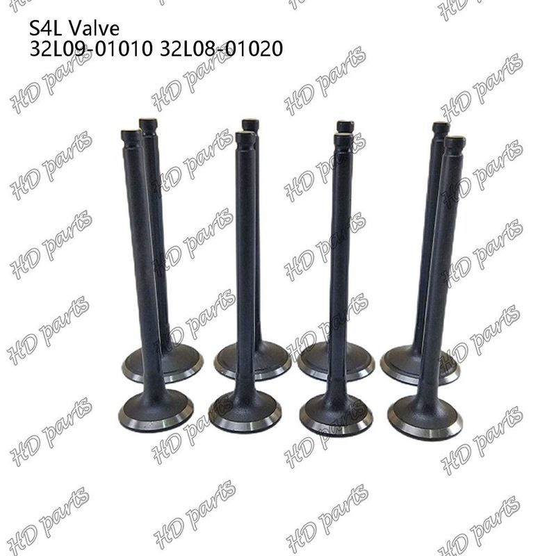دریچه S4L IN 32L09-01010 EX 32L08-01020 برای قطعات تعمیر موتور دیزل Mitsubishi