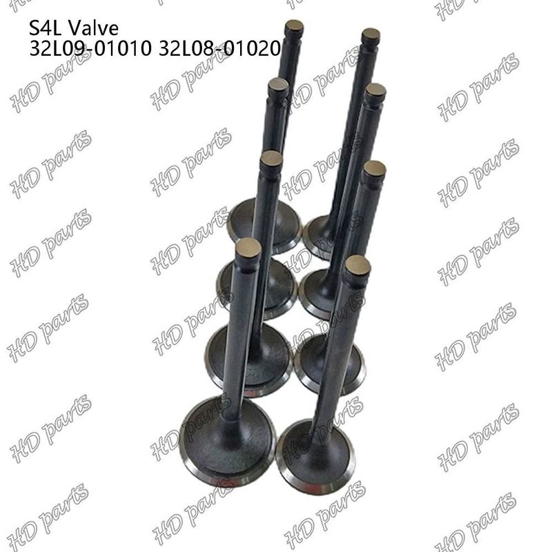 دریچه S4L IN 32L09-01010 EX 32L08-01020 برای قطعات تعمیر موتور دیزل Mitsubishi