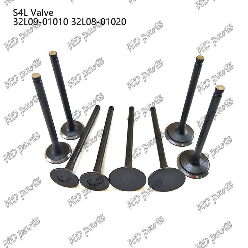 دریچه S4L IN 32L09-01010 EX 32L08-01020 برای قطعات تعمیر موتور دیزل Mitsubishi