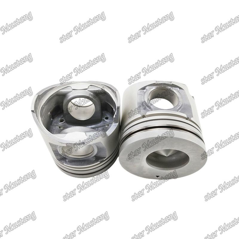 6D16T اتاق پیستون موتور اندازه 57mm 3kx2.5x4mm سوراخ پین 42mm ME300199 برای قطعات معدنی موتور Mitsubishi