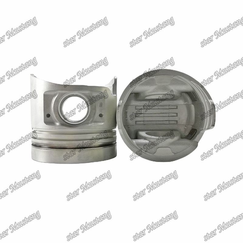 6D17 پیستون موتور 59mm 3 × 2.5 × 4mm سوراخ پین 38mm ME072394 برای قطعات معدنی موتور Mitsubishi