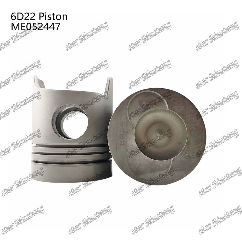 6D22 موتور پستن اتاق اندازه 68mm حلقه روغن 4mm ME052447 برای قطعات معدنی موتور Mitsubishi