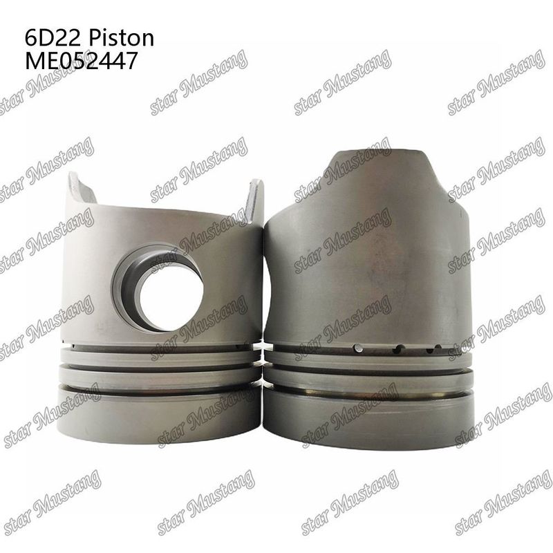 6D22 موتور پستن اتاق اندازه 68mm حلقه روغن 4mm ME052447 برای قطعات معدنی موتور Mitsubishi