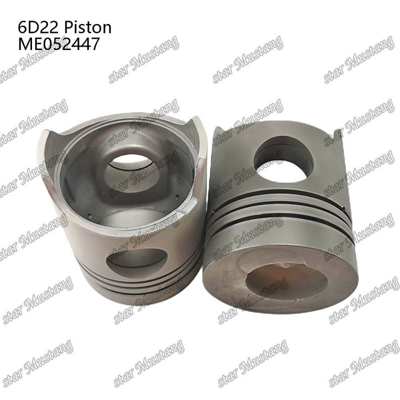 6D22 موتور پستن اتاق اندازه 68mm حلقه روغن 4mm ME052447 برای قطعات معدنی موتور Mitsubishi