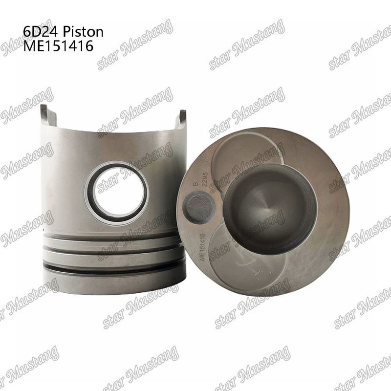 6D24 اتاق پیستون موتور اندازه 69mm 3.3Kx3x4mm ME151416 برای قطعات معدنی موتور Mitsubishi
