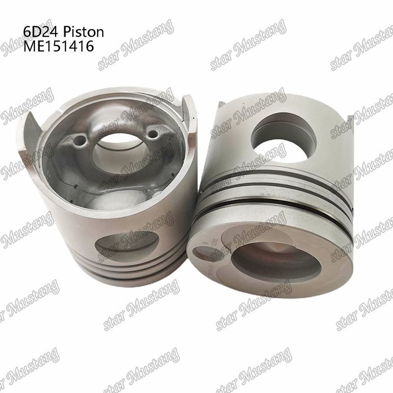 6D24 اتاق پیستون موتور اندازه 69mm 3.3Kx3x4mm ME151416 برای قطعات معدنی موتور Mitsubishi