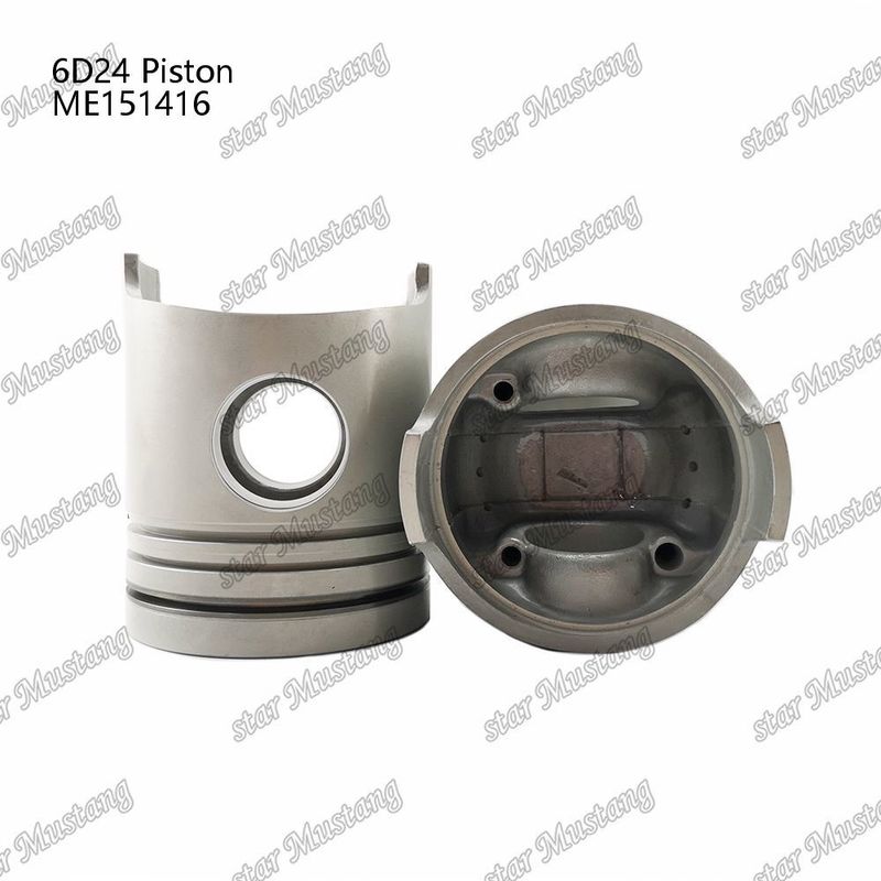 6D24 اتاق پیستون موتور اندازه 69mm 3.3Kx3x4mm ME151416 برای قطعات معدنی موتور Mitsubishi