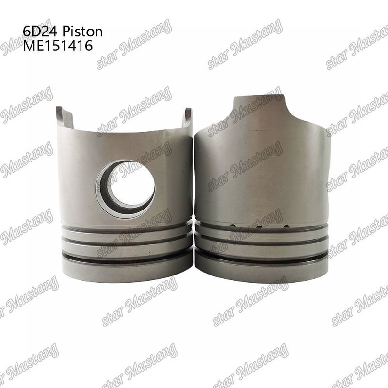 6D24 اتاق پیستون موتور اندازه 69mm 3.3Kx3x4mm ME151416 برای قطعات معدنی موتور Mitsubishi