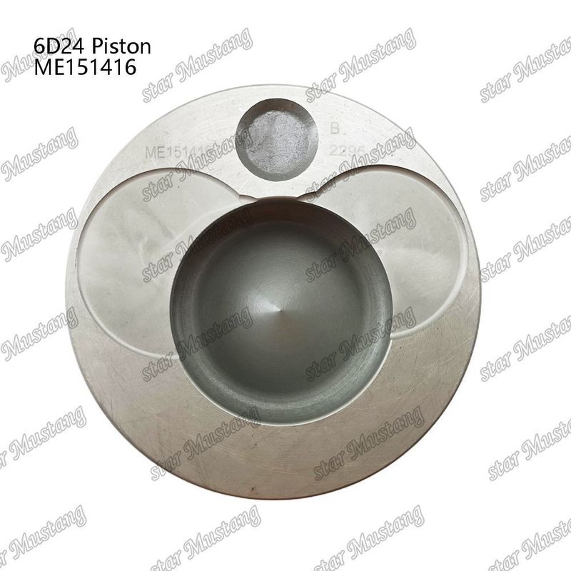 6D24 اتاق پیستون موتور اندازه 69mm 3.3Kx3x4mm ME151416 برای قطعات معدنی موتور Mitsubishi