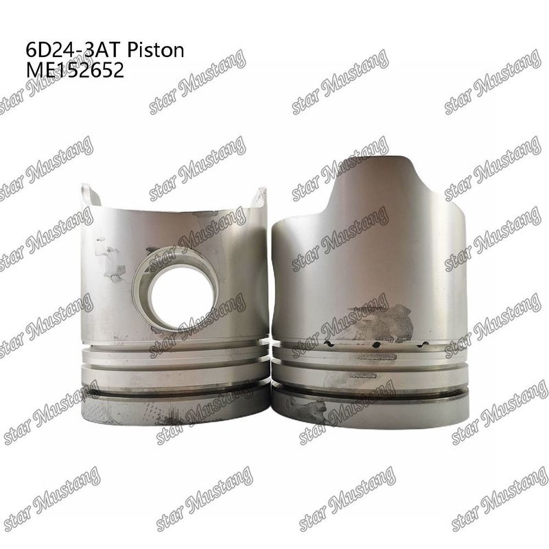 6D24-3AT اتاق پیستون موتور اندازه 66mm 3.3Kx3x4mm ME152652 برای قطعات معدنی موتور Mitsubishi