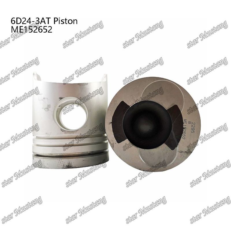 6D24-3AT اتاق پیستون موتور اندازه 66mm 3.3Kx3x4mm ME152652 برای قطعات معدنی موتور Mitsubishi