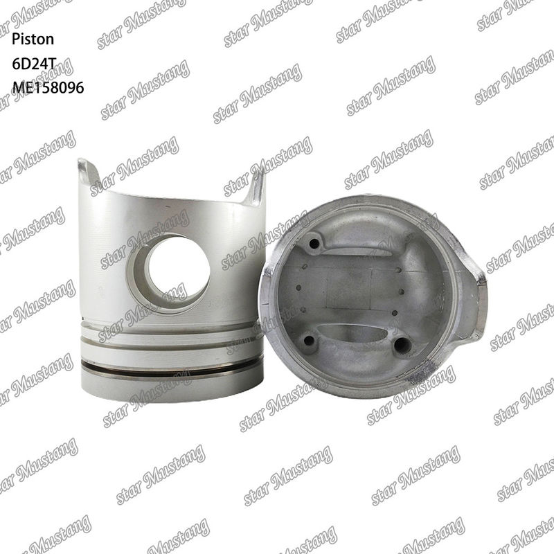 6D24T اتاق پیستون موتور اندازه 69mm 3.3Kx3x4mm ME158096 برای قطعات معدنی موتور Mitsubishi