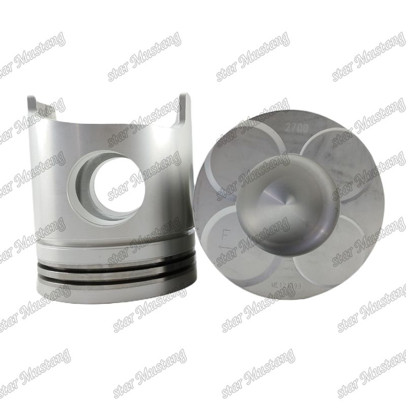 6D40 اتاق پیستون موتور اندازه 72mm ME121199 ME121778 برای قطعات معدنی موتور Mitsubishi