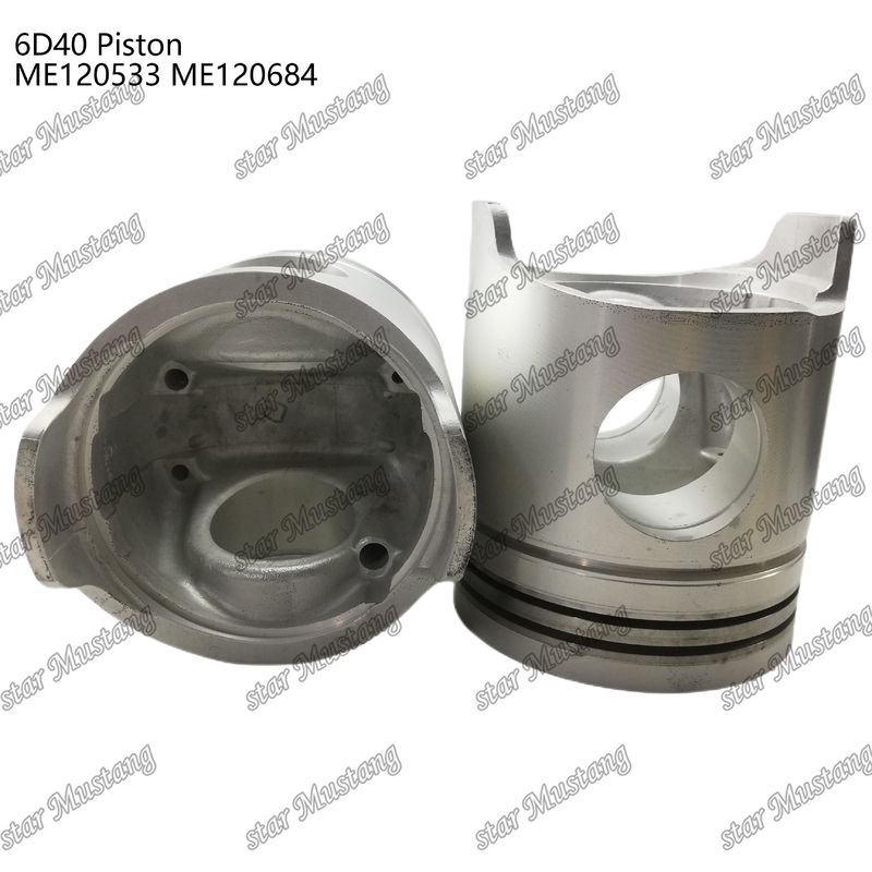 6D40 موتور پستن اتاق اندازه 90mm ME120533 ME120684 برای قطعات معدنی موتور Mitsubishi