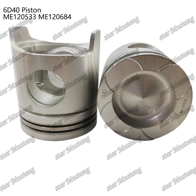 6D40 موتور پستن اتاق اندازه 90mm ME120533 ME120684 برای قطعات معدنی موتور Mitsubishi
