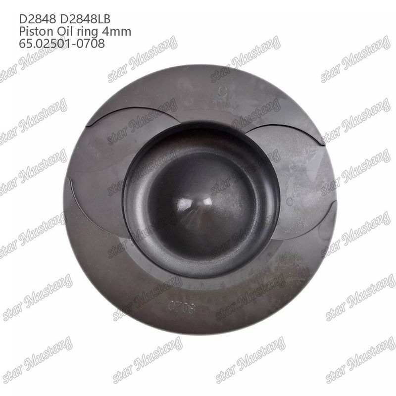 پیستون D2848 D2848LB حلقه روغن 4mm 65.02501-0708 برای قطعات تعمیر موتور دیزل دوسان