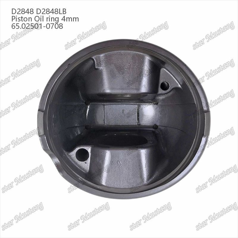 پیستون D2848 D2848LB حلقه روغن 4mm 65.02501-0708 برای قطعات تعمیر موتور دیزل دوسان