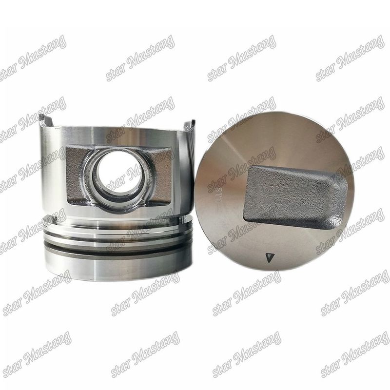 S4S S6S 3044C پیستون موتور C3.4 با حلقه روغن Alfin 4.5mm 32A17-00100 برای قطعات معدنی موتور Mitsubishi