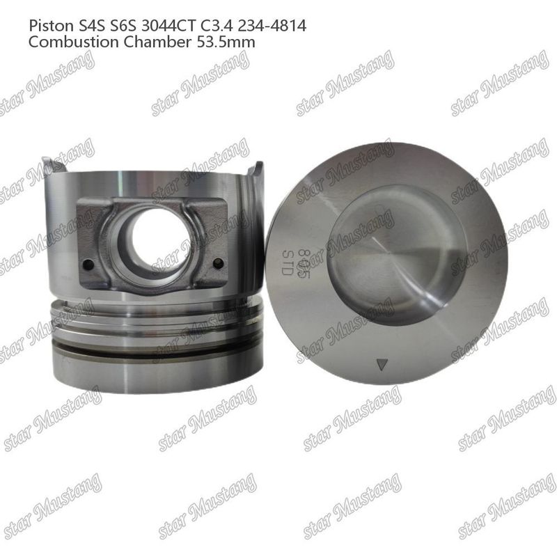 S4S S6S 3044CT C3.4 موتور پیستون آلفین اتاق اندازه 53.5mm حلقه روغن 4.5mm 234-4814 برای قطعات معدنی موتور Mitsubishi