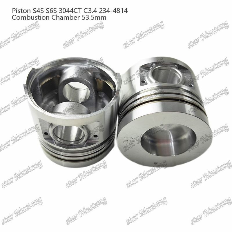 S4S S6S 3044CT C3.4 موتور پیستون آلفین اتاق اندازه 53.5mm حلقه روغن 4.5mm 234-4814 برای قطعات معدنی موتور Mitsubishi