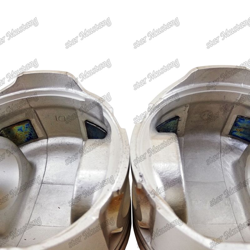 پیستون DB58 پایین گرد 35mm سوراخ پین اتاق احتراق 54mm 65.02501-0195 برای قطعات تعمیر موتور دیزل Doosan