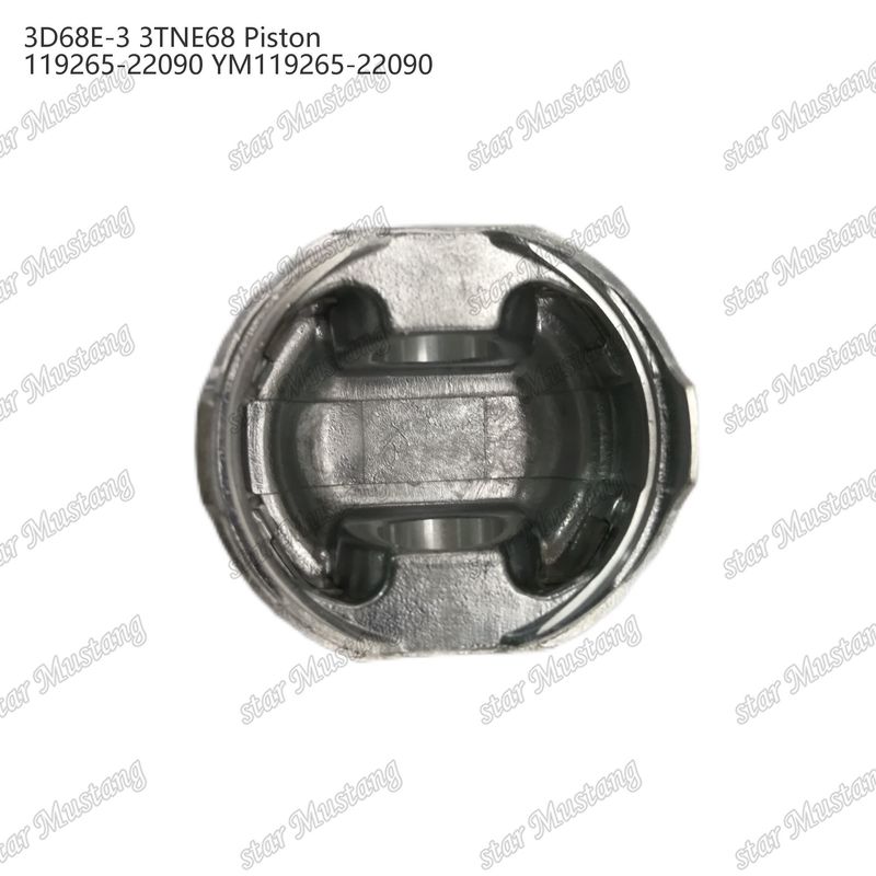 پیستون 3D68E-3 3TNE68 ارتفاع 53mm 119265-22090 YM119265-22090 برای قطعات تعمیر موتور دیزل یانمار