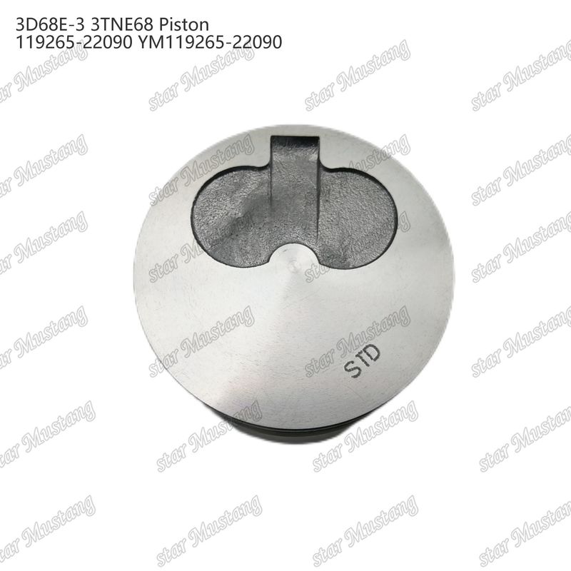پیستون 3D68E-3 3TNE68 ارتفاع 53mm 119265-22090 YM119265-22090 برای قطعات تعمیر موتور دیزل یانمار