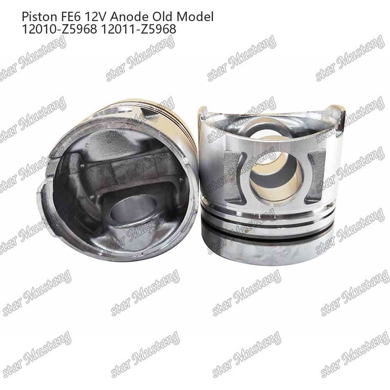 FE6 موتور پیستون 12 دریچه 12010-Z5968 12011-Z5968 برای قطعات معدنی موتور نیسان