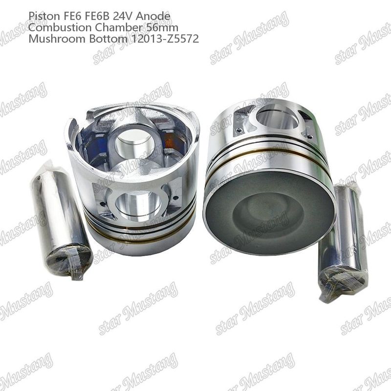 FE6 FE6B موتور پیستون 24V اتاق اندازه 56mm 2.5x2x4mm 12013-Z5572 برای قطعات معدنی موتور نیسان