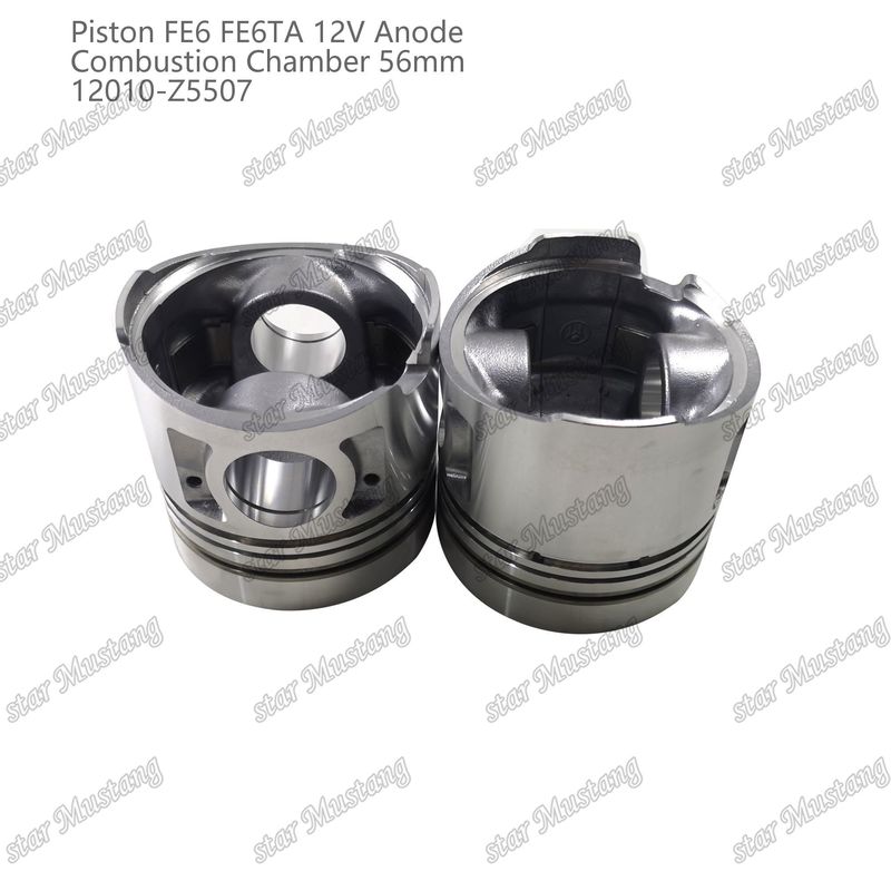 FE6 FE6TA موتور پیستون12V اتاق اندازه 56mm 2.5x2x4mm 12010-Z5507 برای قطعات معدنی موتور نیسان