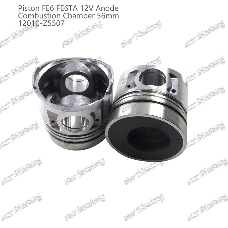 FE6 FE6TA موتور پیستون12V اتاق اندازه 56mm 2.5x2x4mm 12010-Z5507 برای قطعات معدنی موتور نیسان