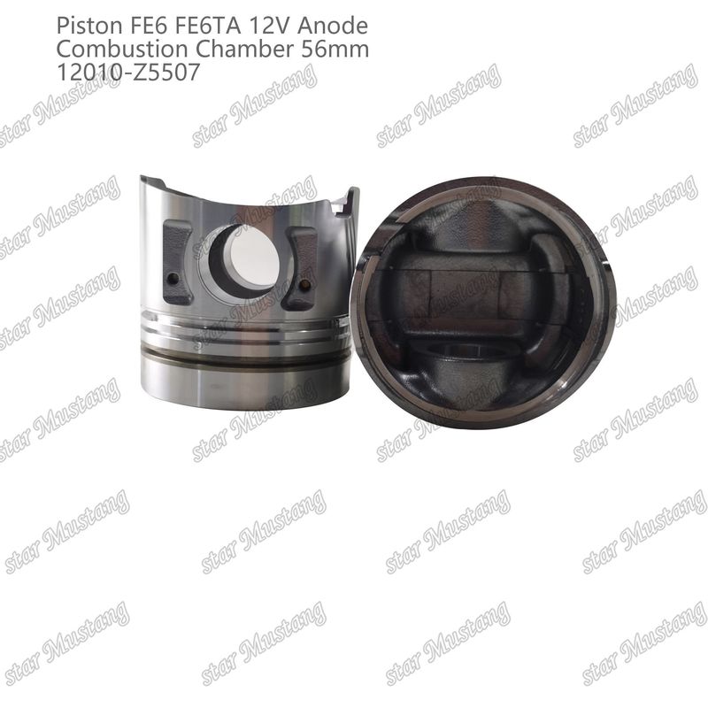 FE6 FE6TA موتور پیستون12V اتاق اندازه 56mm 2.5x2x4mm 12010-Z5507 برای قطعات معدنی موتور نیسان