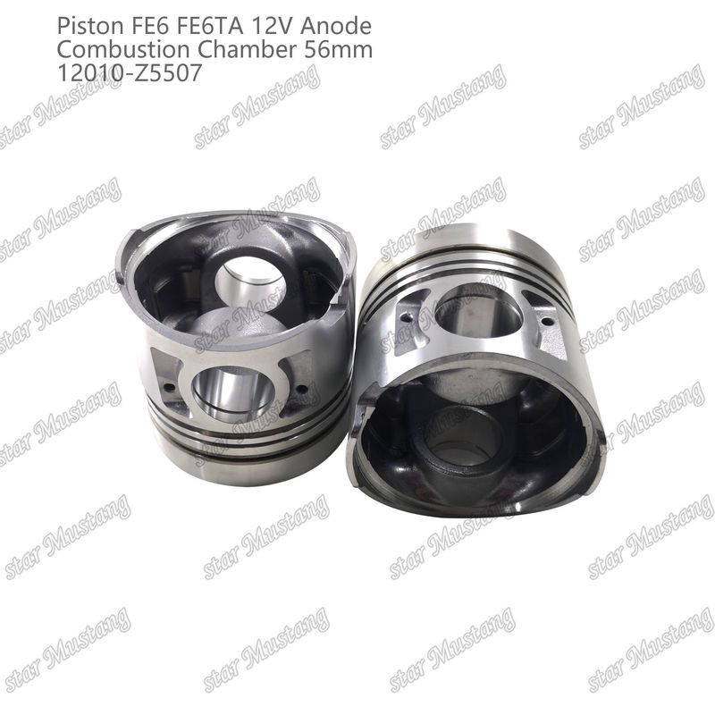 FE6 FE6TA موتور پیستون12V اتاق اندازه 56mm 2.5x2x4mm 12010-Z5507 برای قطعات معدنی موتور نیسان