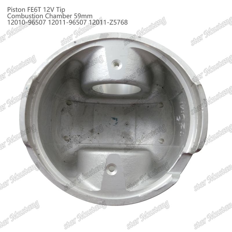FE6T موتور پیستون 12V اتاق اندازه 59mm 3x2x4mm 12010-96507 12011-96507 12011-Z5768 برای قطعات معدنی موتور نیسان
