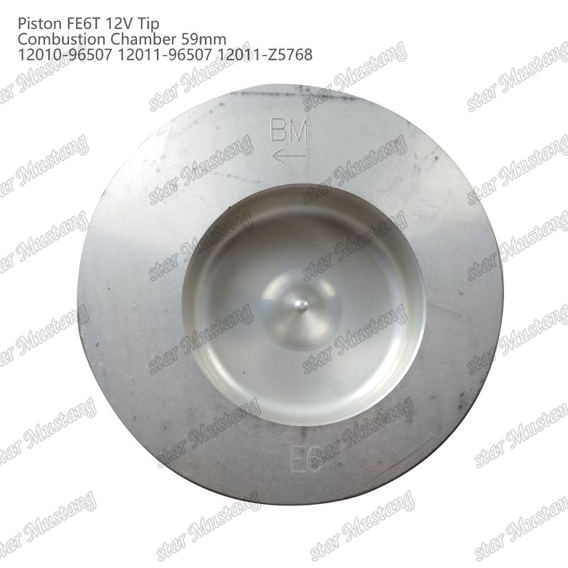 FE6T موتور پیستون 12V اتاق اندازه 59mm 3x2x4mm 12010-96507 12011-96507 12011-Z5768 برای قطعات معدنی موتور نیسان