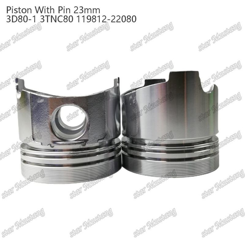 پیستون 3D80-1 3TNC80 PIN SIZE 23mm 119812-22080 برای قطعات تعمیر موتور دیزل یانمار